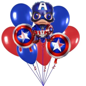 Set CAPITAN AMERICA 24 Piezas