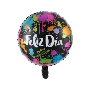 Globo Feliz Día Manchas (45 Cms)