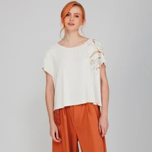 Camiseta beige Anekke